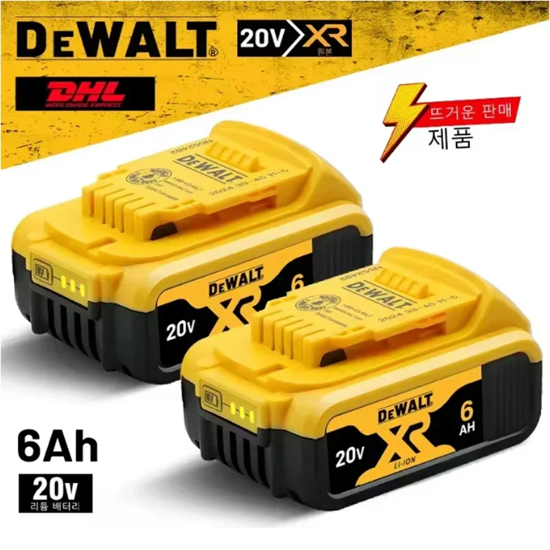 Akumulator Dewalt 20 V 6,0 Ah Akumulator zamienny DCB200 Akumulator DCD887 DCD805 DCF860 DCG406 DCF512 Akumulator do elektronarzędzi